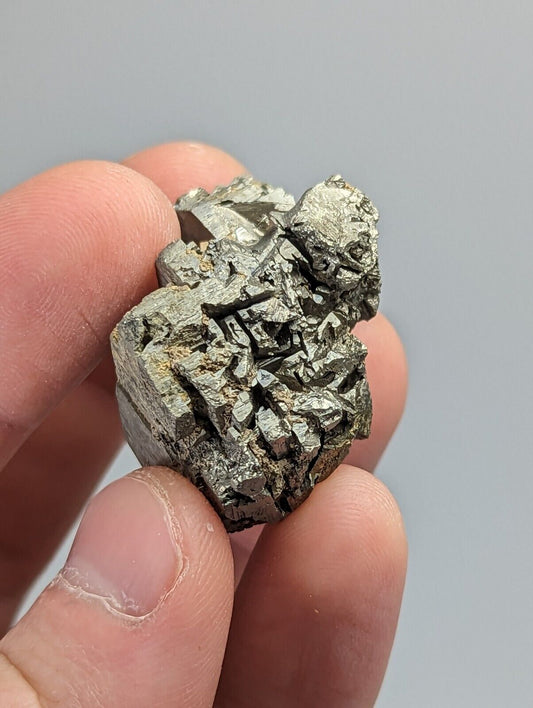 Unique Etched Pyrite with Albite + Molybdenum Magnet Cove Arkansas Old Stock - Collectibles:Rocks Fossils &