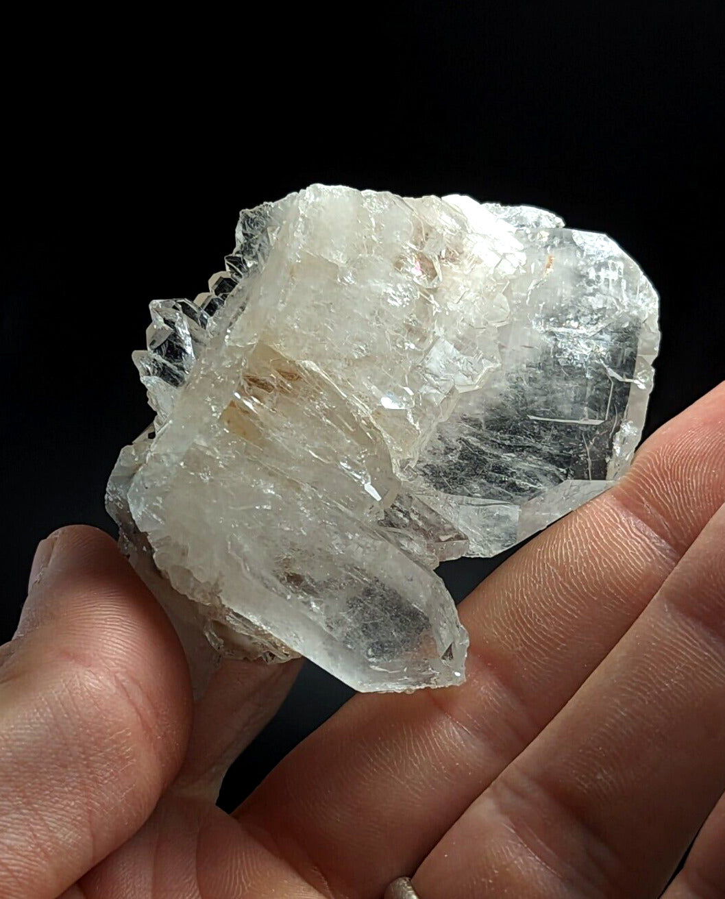 Unique Faden Quartz Crystal Cluster Old Stock Montgomery County Arkansas - Collectibles:Rocks Fossils &