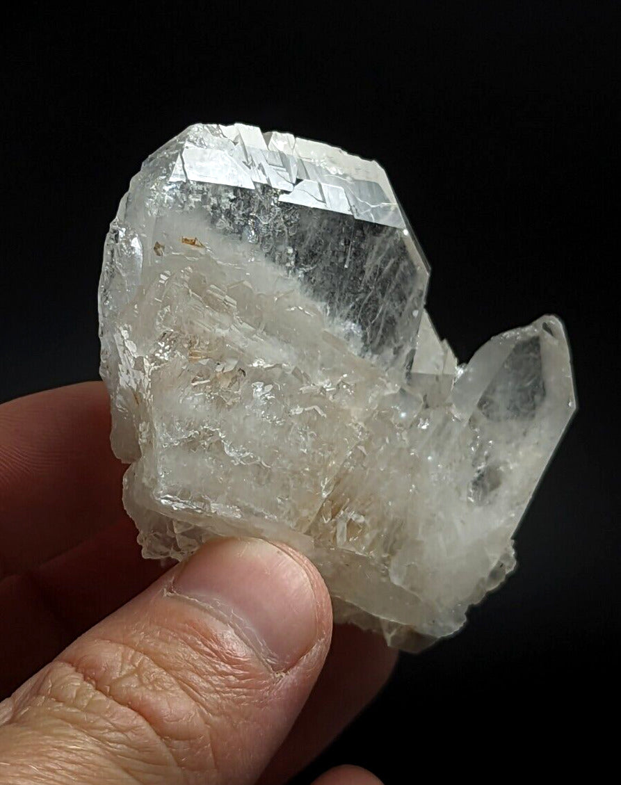 Unique Faden Quartz Crystal Cluster Old Stock Montgomery County Arkansas - Collectibles:Rocks Fossils &