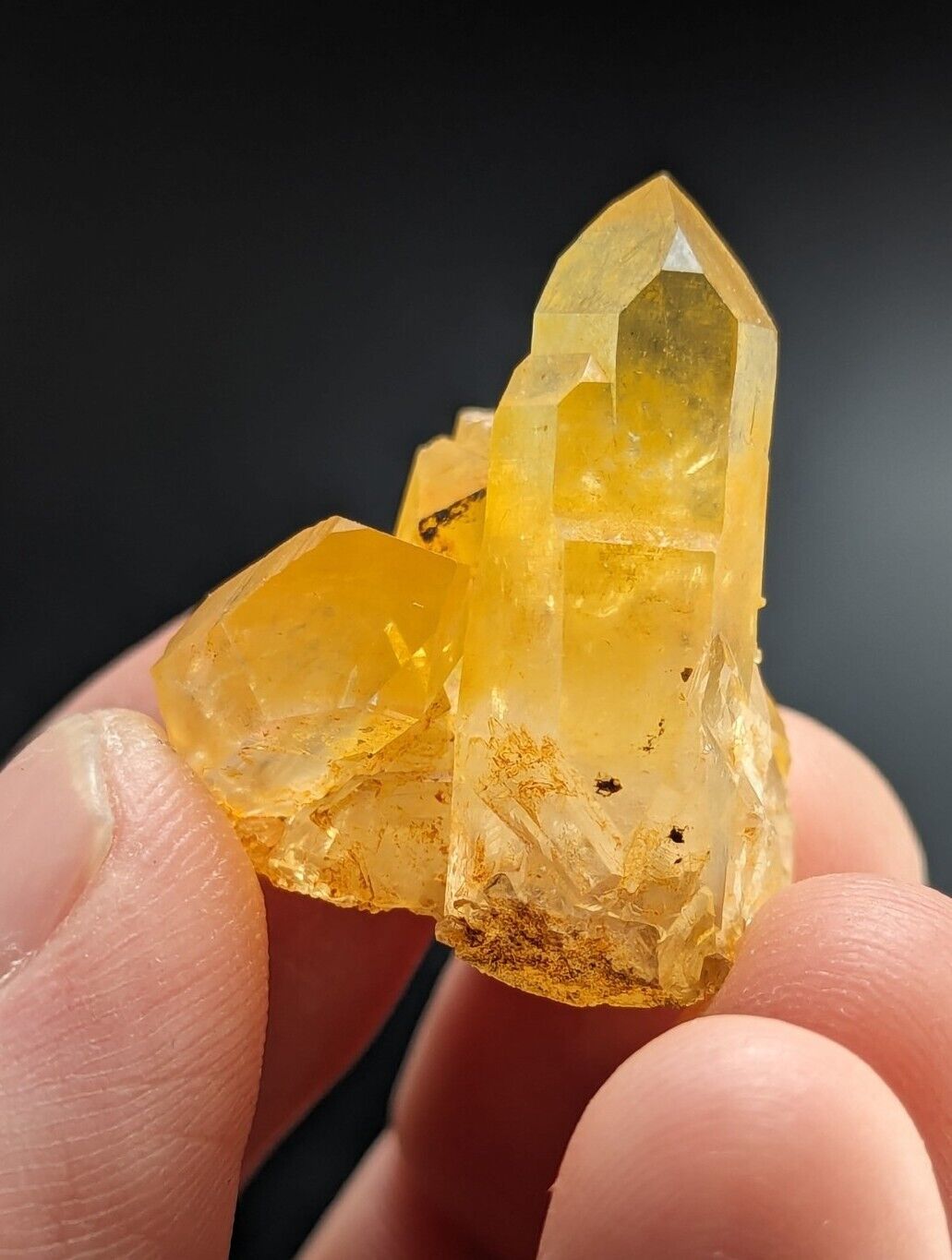 Unique Quartz Crystal Cluster- Garland County Arkansas w/ natural iridescence - Collectibles:Rocks Fossils &