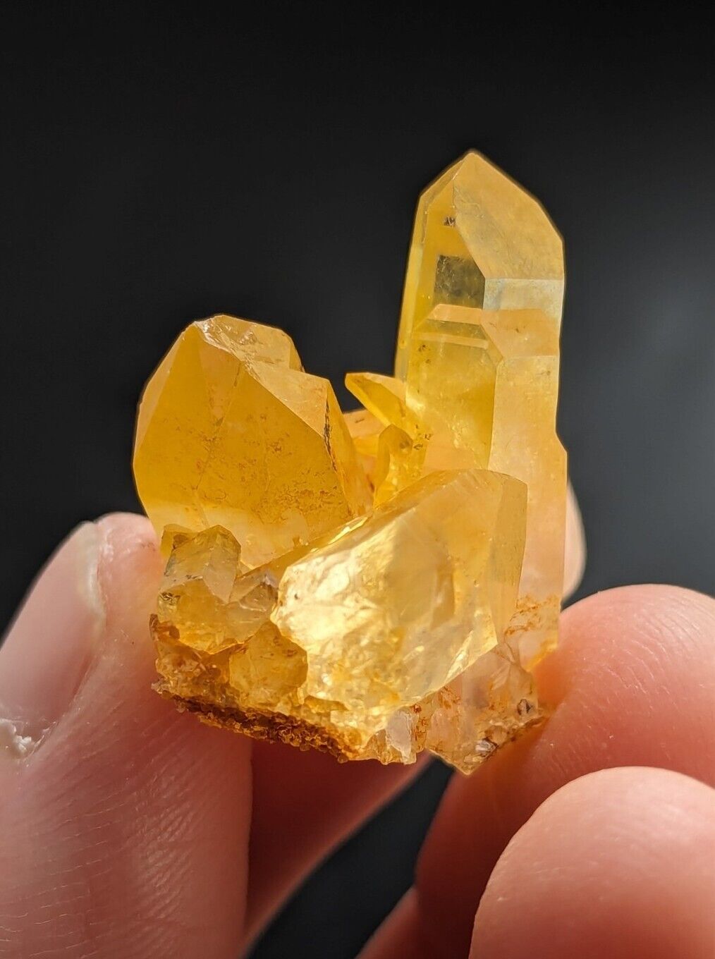 Unique Quartz Crystal Cluster- Garland County Arkansas w/ natural iridescence - Collectibles:Rocks Fossils &
