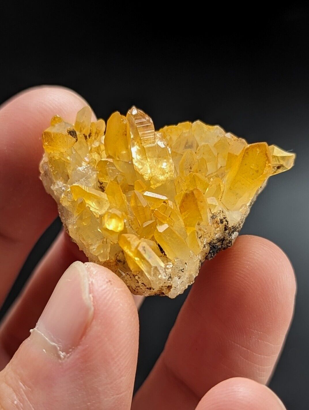 Unique Quartz Crystal Cluster- Garland County Arkansas w/ natural iridescence - Collectibles:Rocks Fossils &