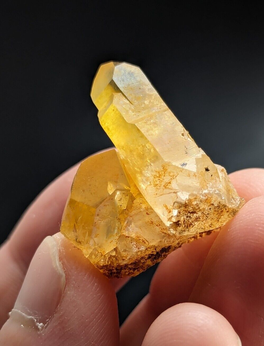 Unique Quartz Crystal Cluster- Garland County Arkansas w/ natural iridescence - Collectibles:Rocks Fossils &