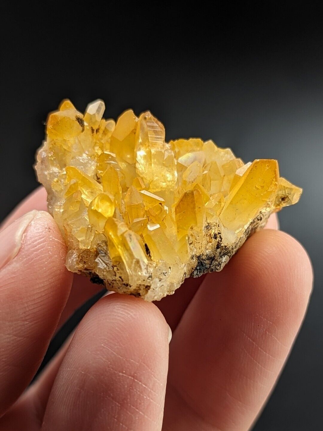 Unique Quartz Crystal Cluster- Garland County Arkansas w/ natural iridescence - Collectibles:Rocks Fossils &