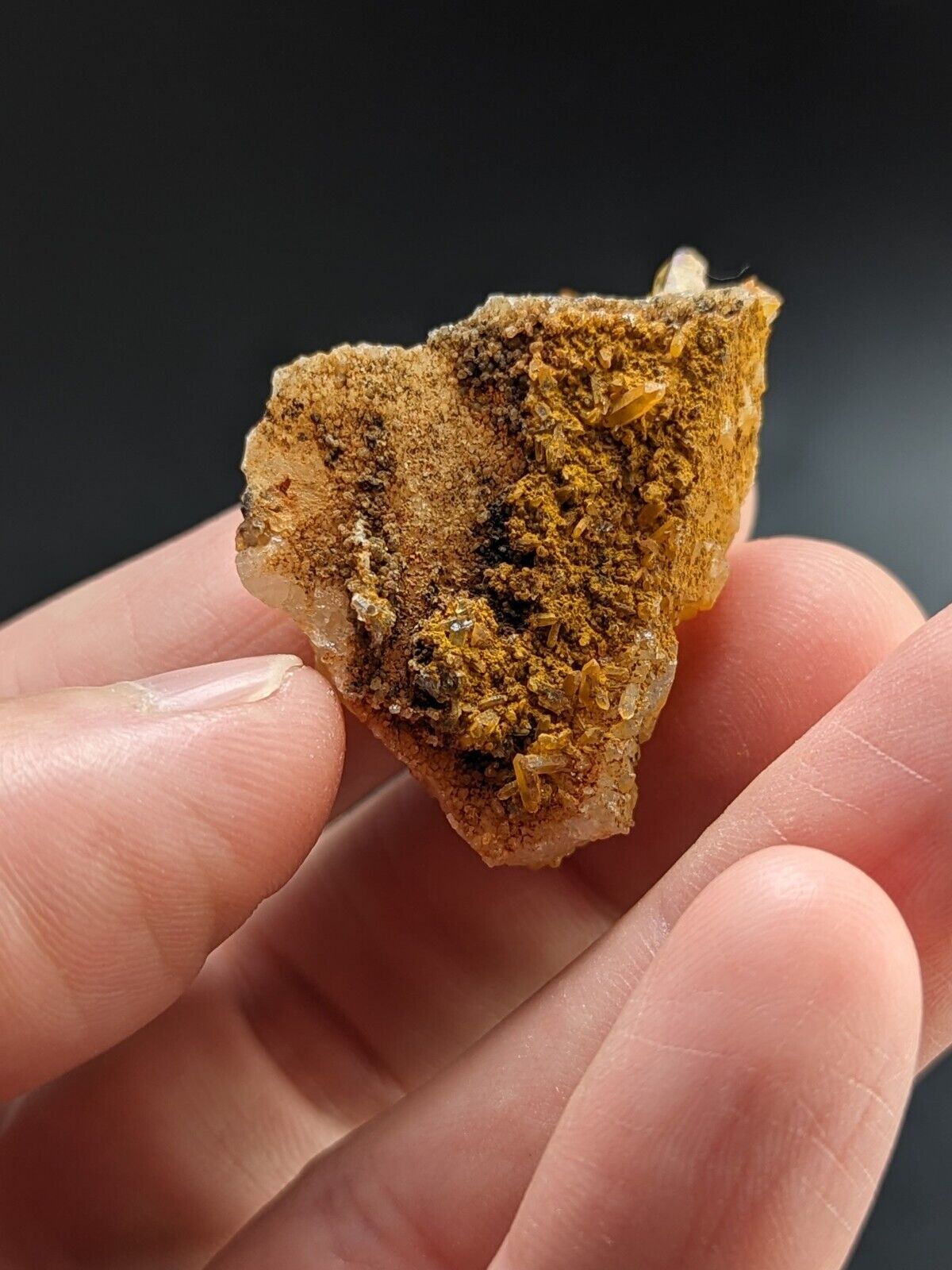 Unique Quartz Crystal Cluster- Garland County Arkansas w/ natural iridescence - Collectibles:Rocks Fossils &