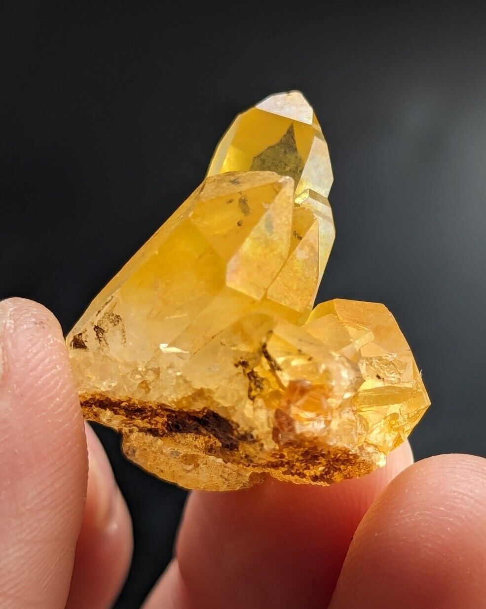 Unique Quartz Crystal Cluster- Garland County Arkansas w/ natural iridescence - Collectibles:Rocks Fossils &