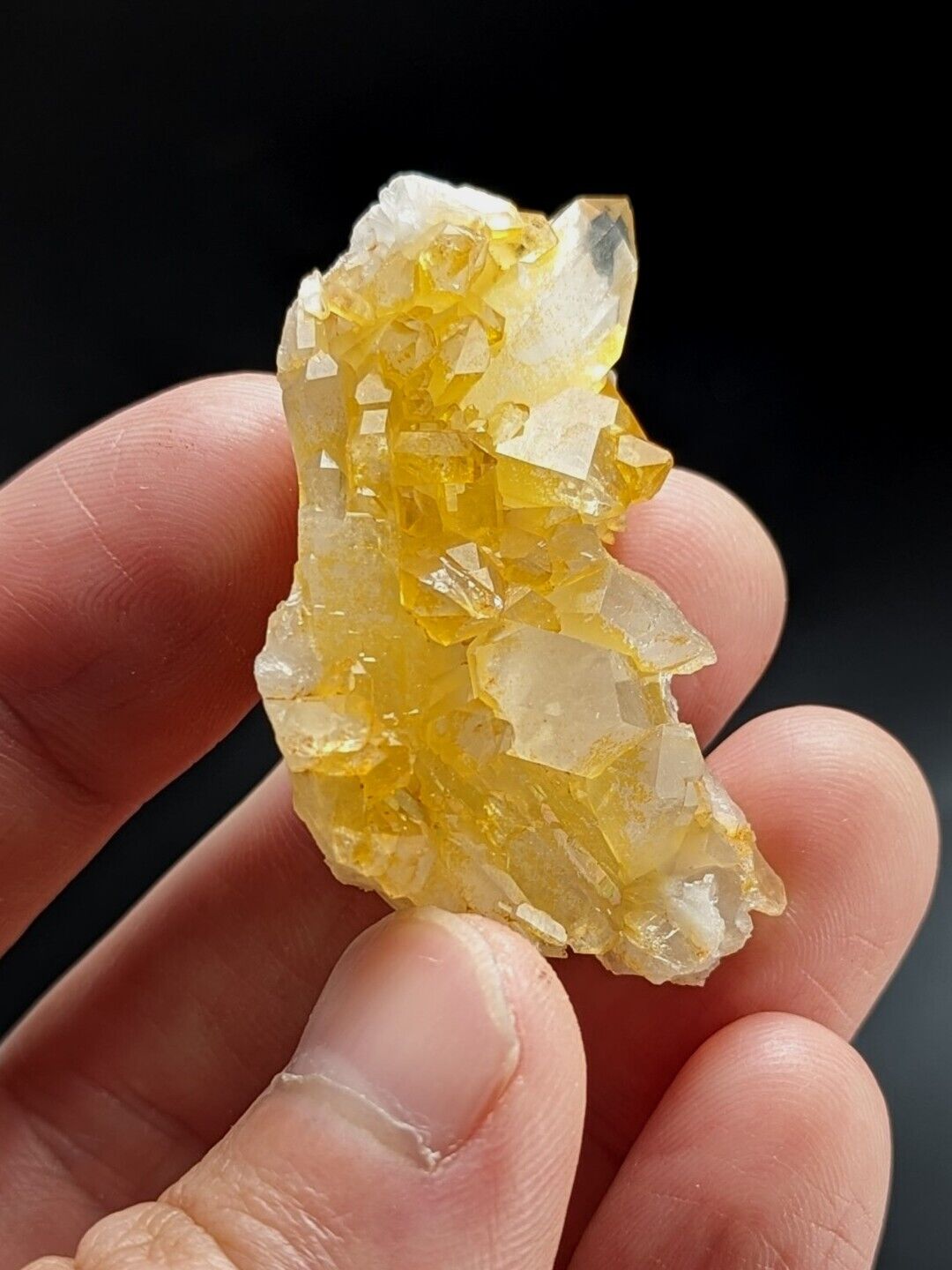 Unique Quartz Crystal Floater - Garland County Arkansas w/ natural iridescence - Collectibles:Rocks Fossils &