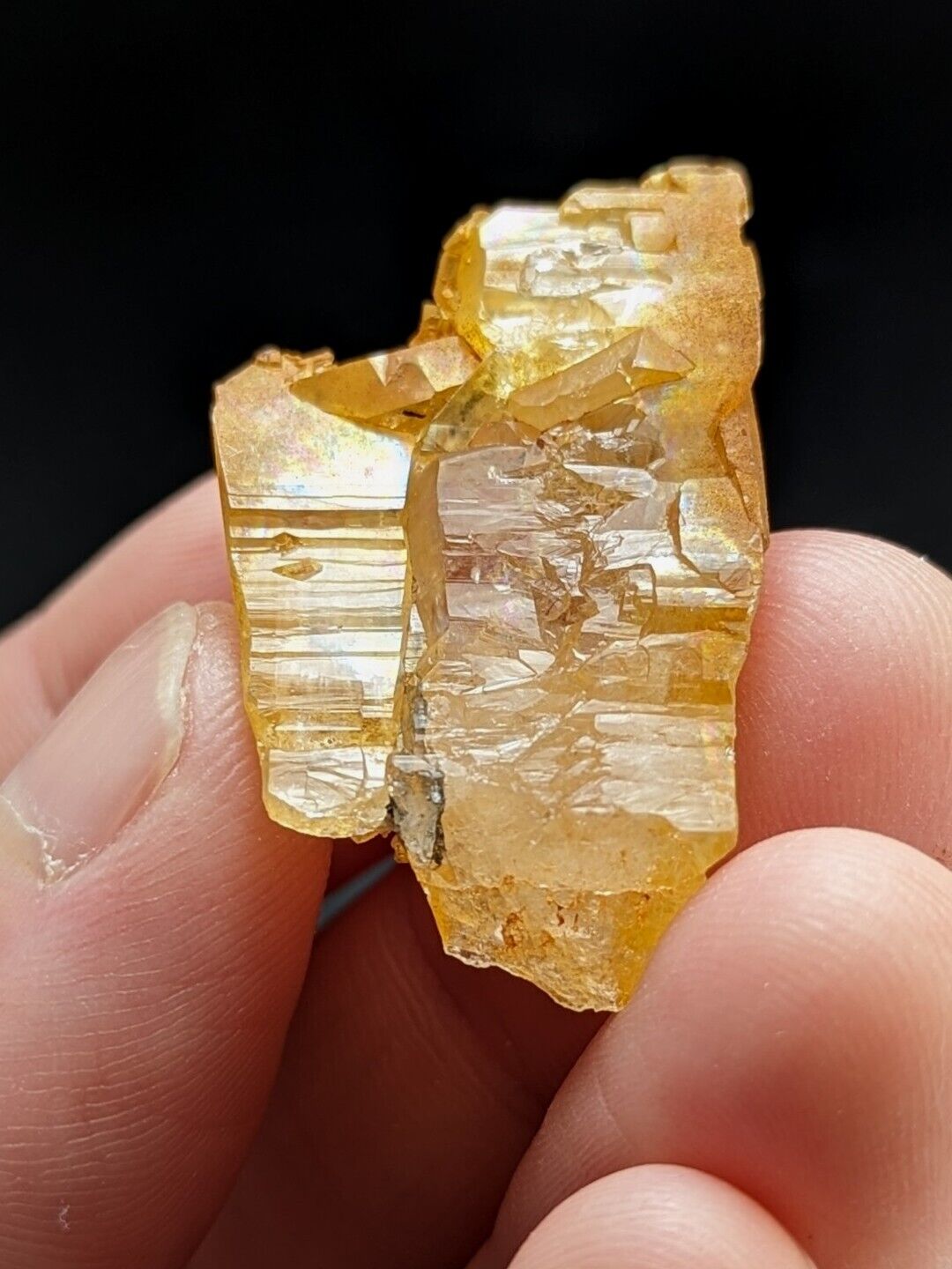 Unique Quartz Crystal Floater - Garland County Arkansas w/ natural iridescence - Collectibles:Rocks Fossils &