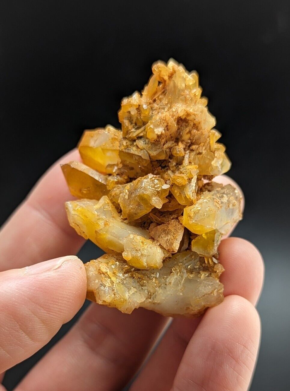 Unique Quartz Crystal Floater - Garland County Arkansas w/ natural iridescence - Collectibles:Rocks Fossils &