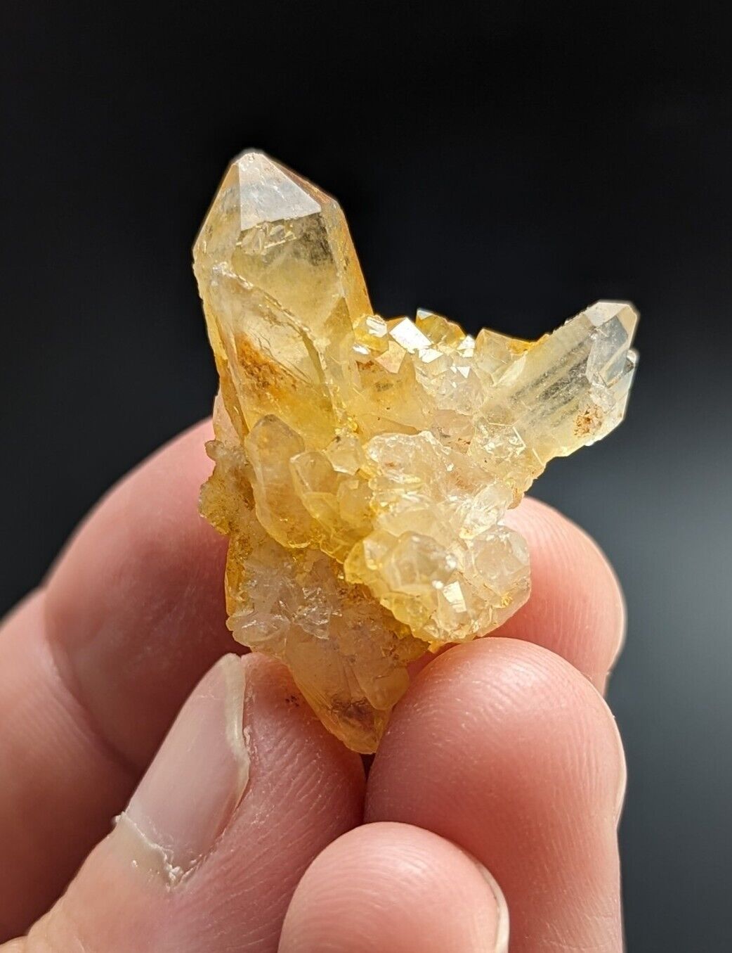 Unique Quartz Crystal Floater - Garland County Arkansas w/ natural iridescence - Collectibles:Rocks Fossils &