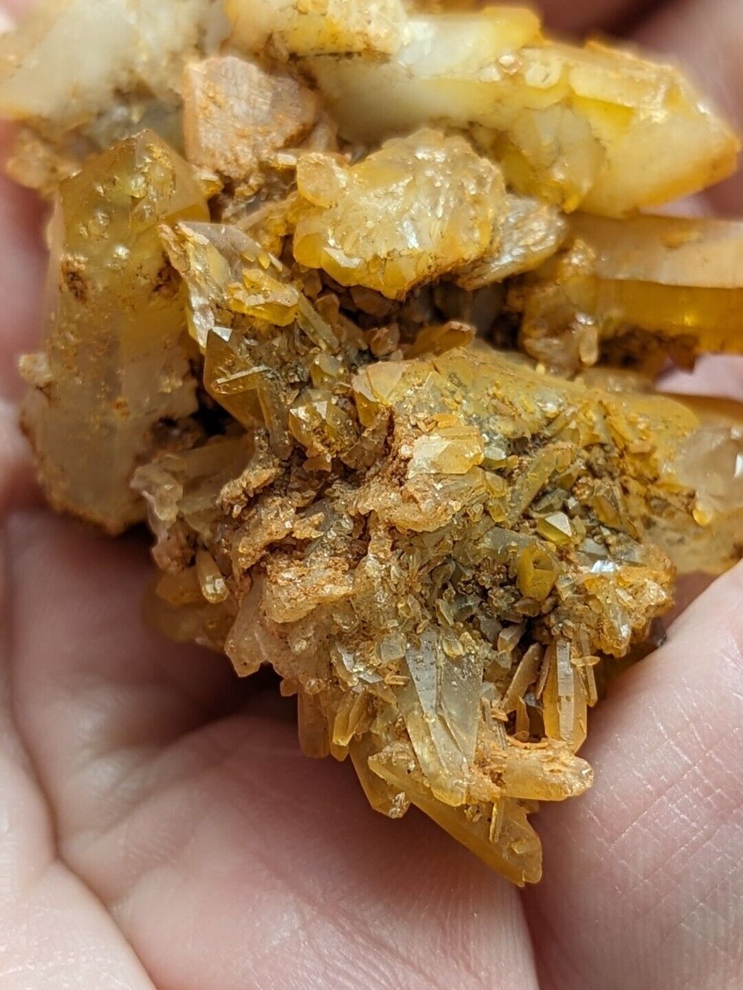 Unique Quartz Crystal Floater - Garland County Arkansas w/ natural iridescence - Collectibles:Rocks Fossils &