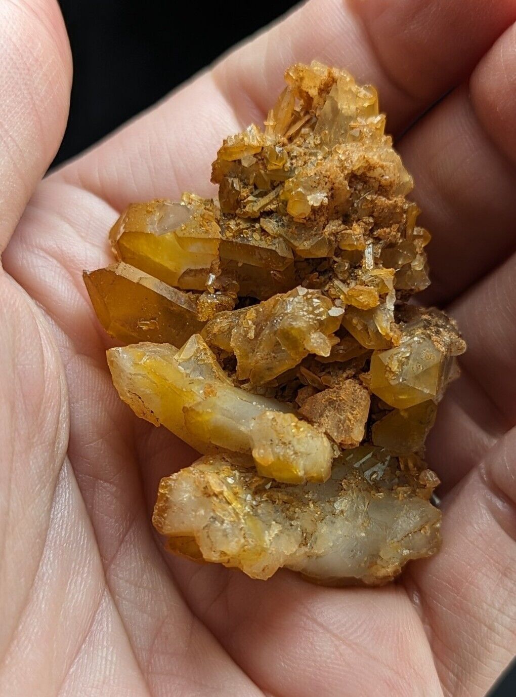 Unique Quartz Crystal Floater - Garland County Arkansas w/ natural iridescence - Collectibles:Rocks Fossils &