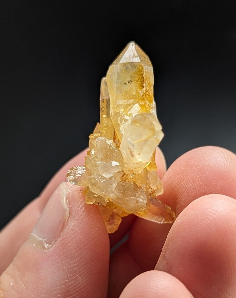Unique Quartz Crystal Floater - Garland County Arkansas w/ natural iridescence - Collectibles:Rocks Fossils &
