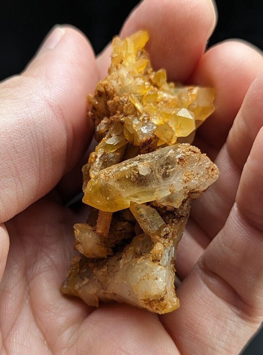 Unique Quartz Crystal Floater - Garland County Arkansas w/ natural iridescence - Collectibles:Rocks Fossils &