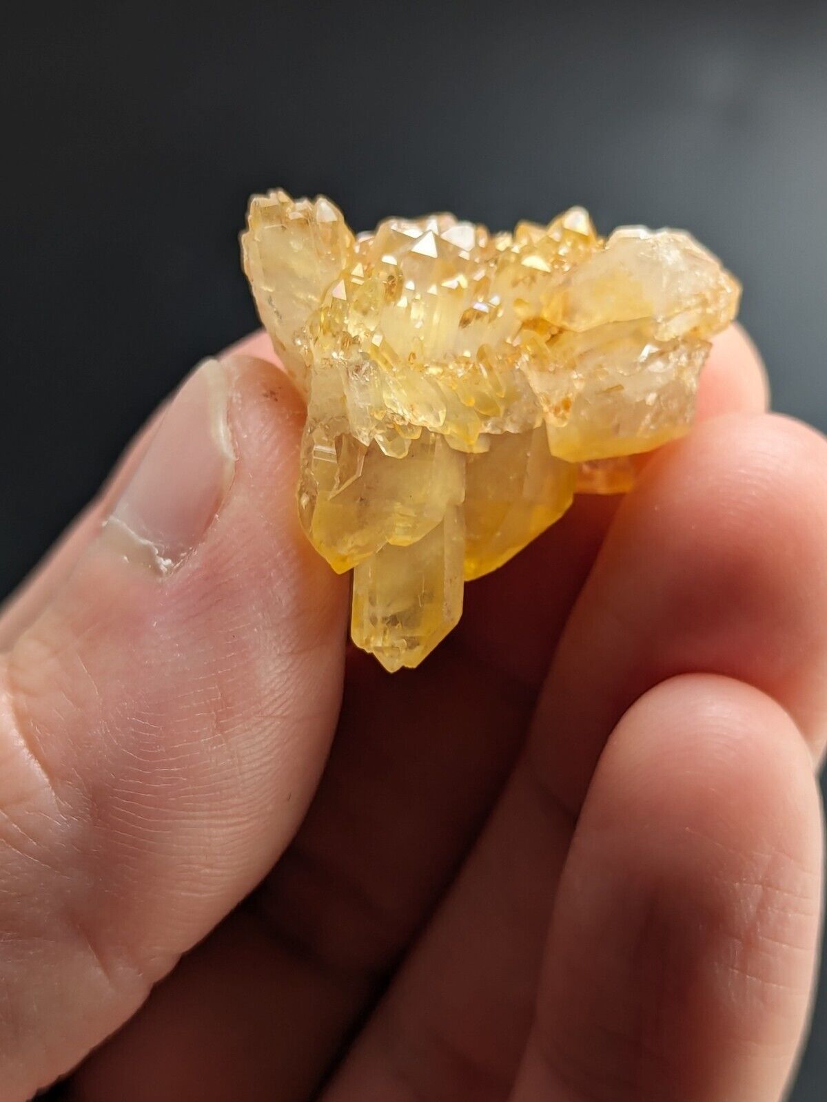 Unique Quartz Crystal Floater - Garland County Arkansas w/ natural iridescence - Collectibles:Rocks Fossils &