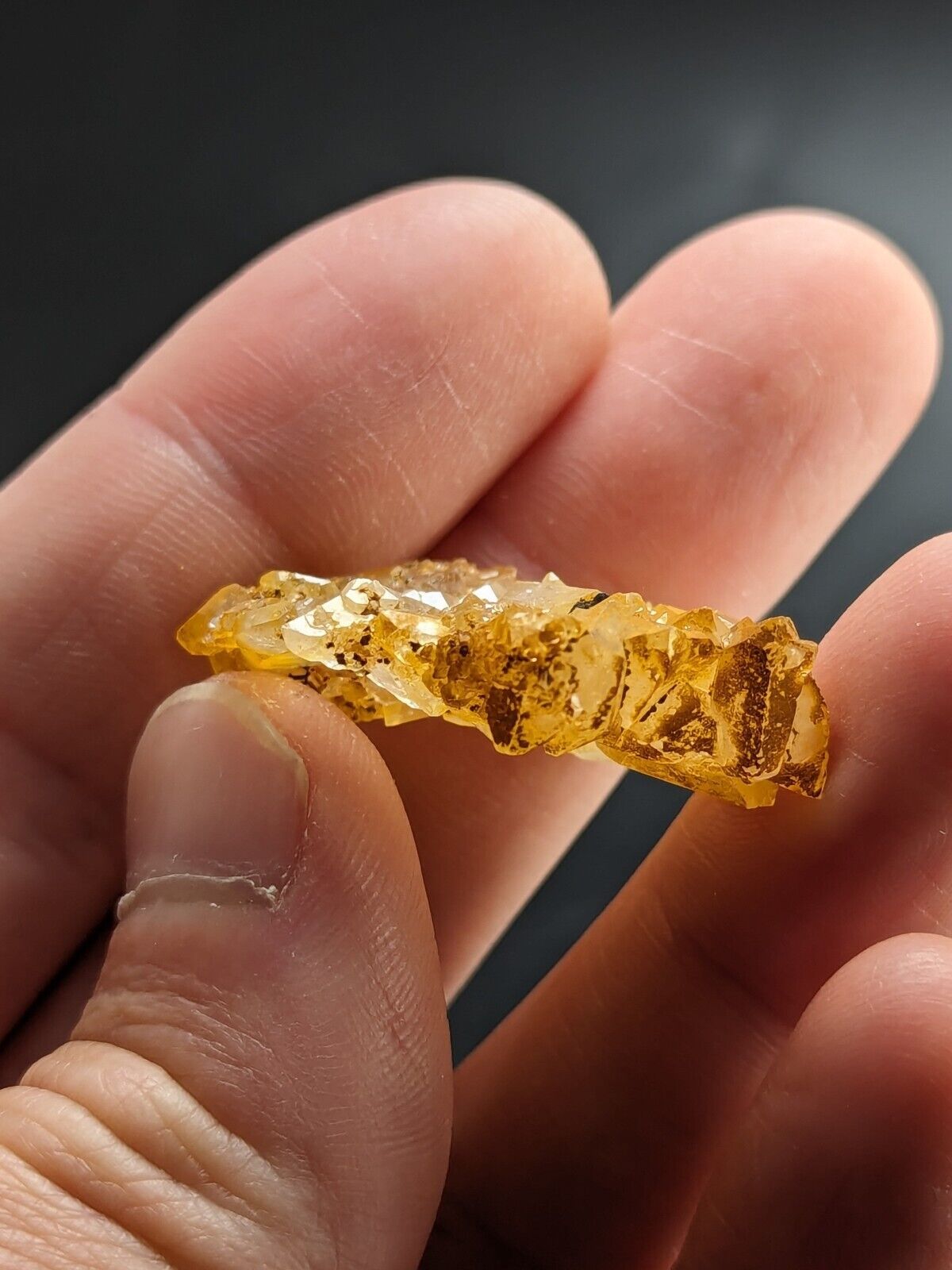 Unique Quartz Crystal Floater - Garland County Arkansas w/ natural iridescence - Collectibles:Rocks Fossils &