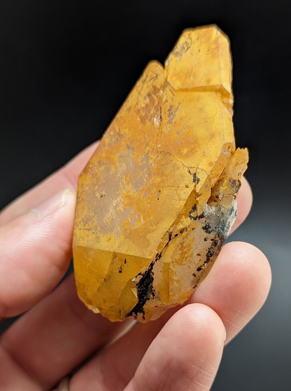 Unique Quartz Crystal Floater - Garland County Arkansas w/ natural iridescence - Collectibles:Rocks Fossils &
