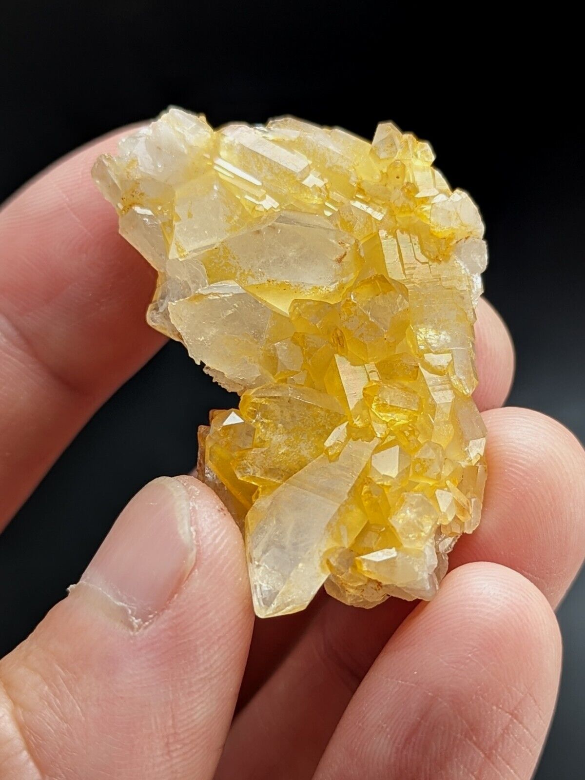 Unique Quartz Crystal Floater - Garland County Arkansas w/ natural iridescence - Collectibles:Rocks Fossils &