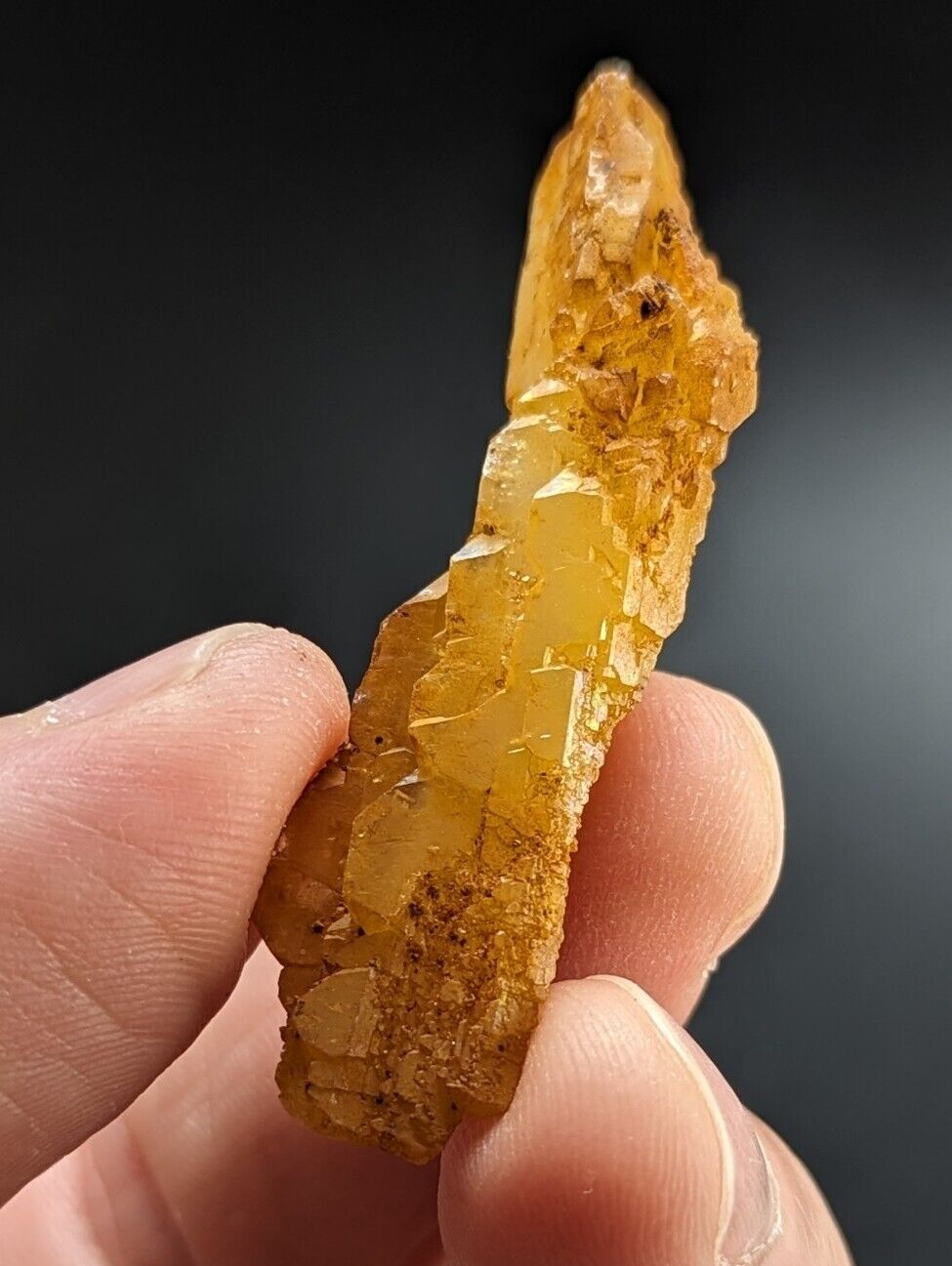 Unique Quartz Crystal Floater - Garland County Arkansas w/ natural iridescence - Collectibles:Rocks Fossils &