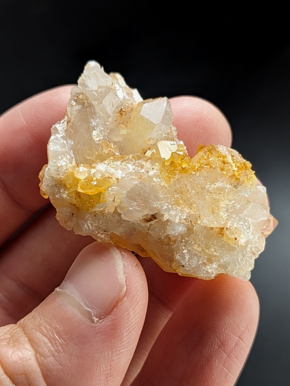 Unique Quartz Crystal Floater - Garland County Arkansas w/ natural iridescence - Collectibles:Rocks Fossils &