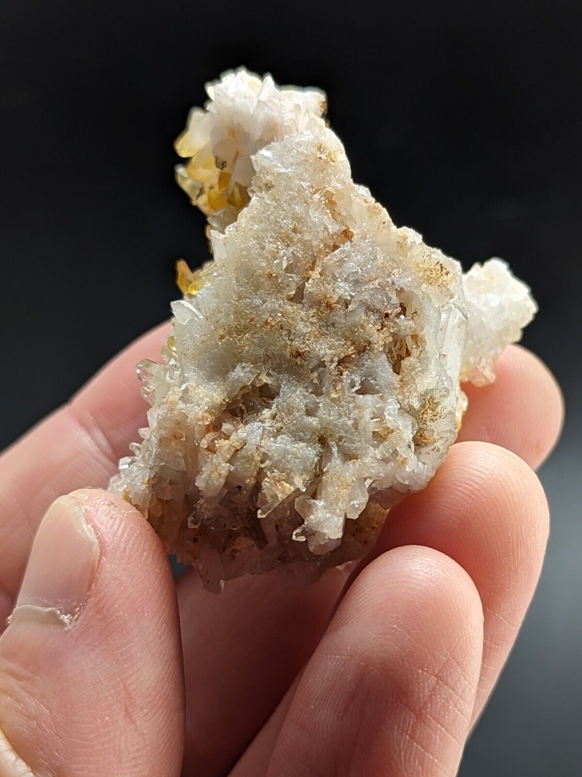 Unique Quartz Crystal Floater - Garland County Arkansas w/ natural iridescence - Collectibles:Rocks Fossils &