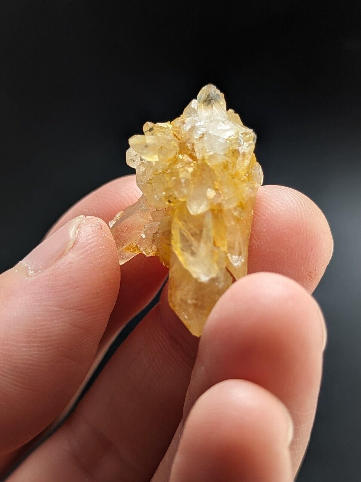 Unique Quartz Crystal Floater - Garland County Arkansas w/ natural iridescence - Collectibles:Rocks Fossils &