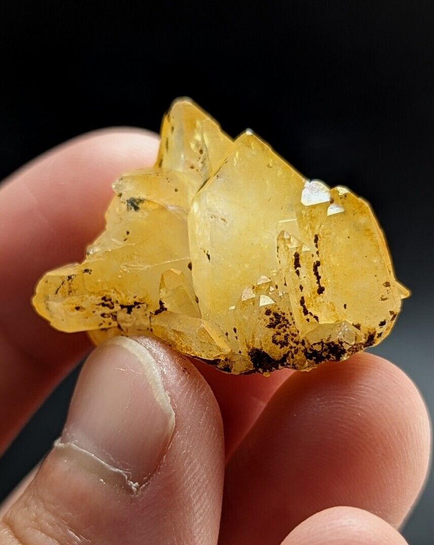 Unique Quartz Crystal Floater - Garland County Arkansas w/ natural iridescence - Collectibles:Rocks Fossils &