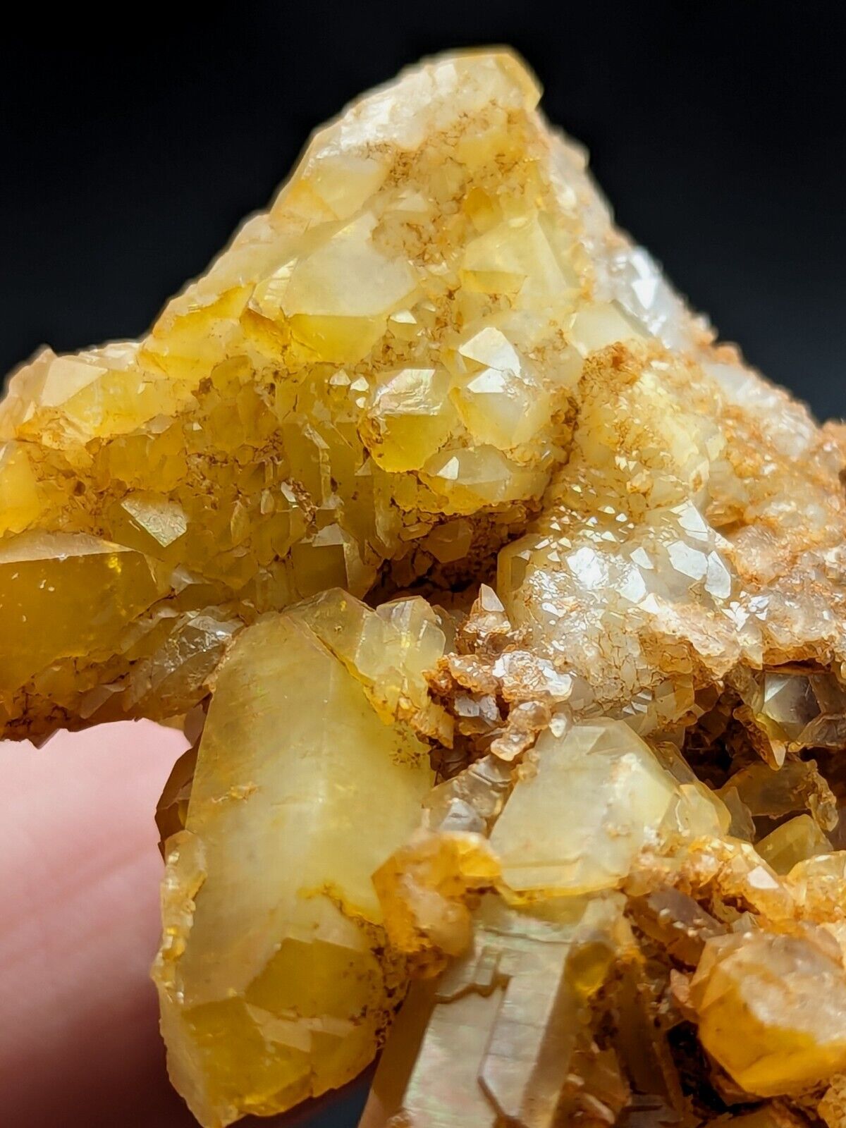 Unique Quartz Crystal Floater - Garland County Arkansas w/ natural iridescence - Collectibles:Rocks Fossils &