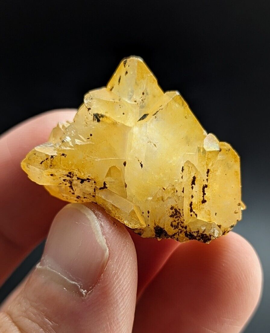 Unique Quartz Crystal Floater - Garland County Arkansas w/ natural iridescence - Collectibles:Rocks Fossils &