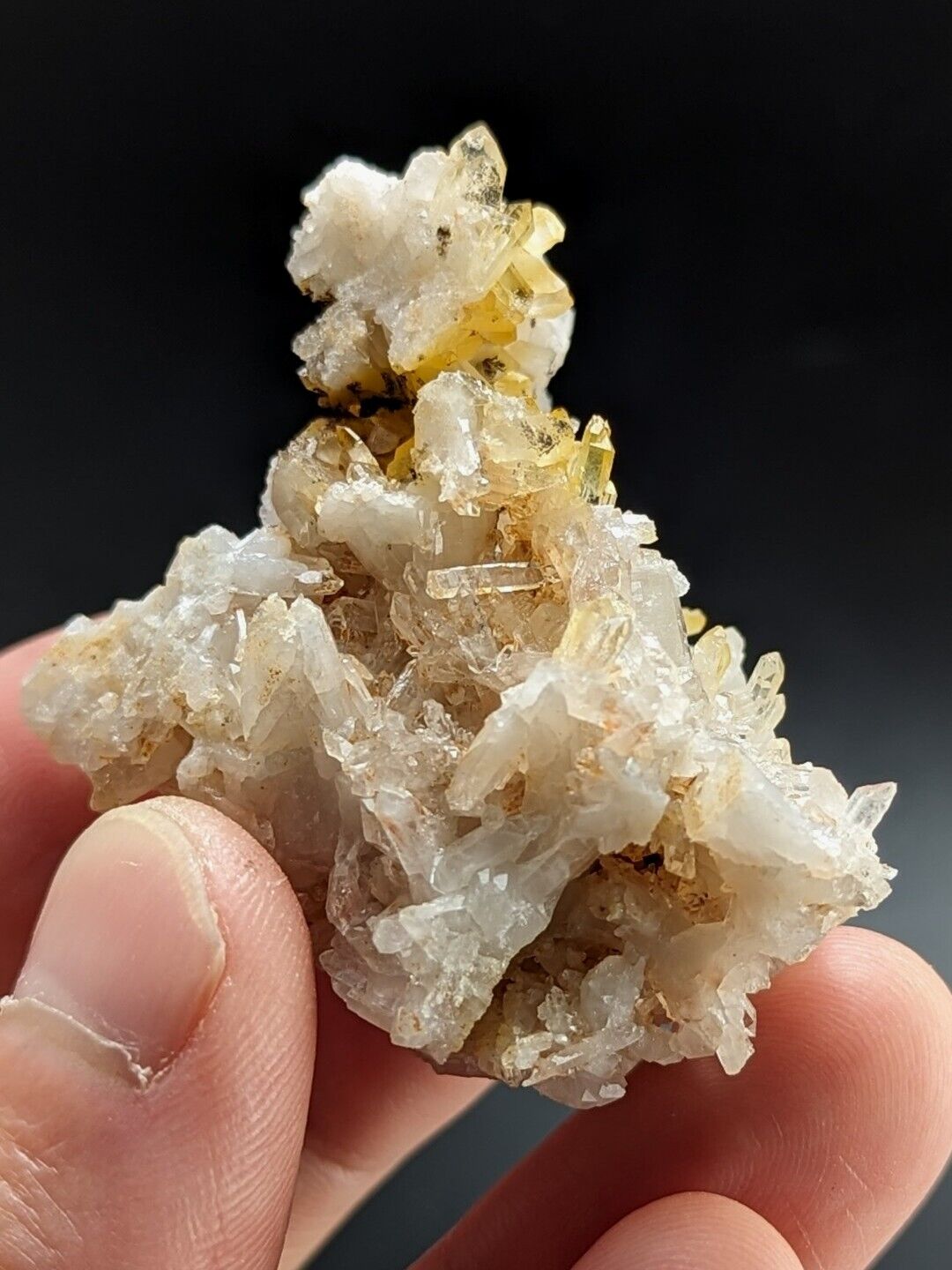 Unique Quartz Crystal Floater - Garland County Arkansas w/ natural iridescence - Collectibles:Rocks Fossils &