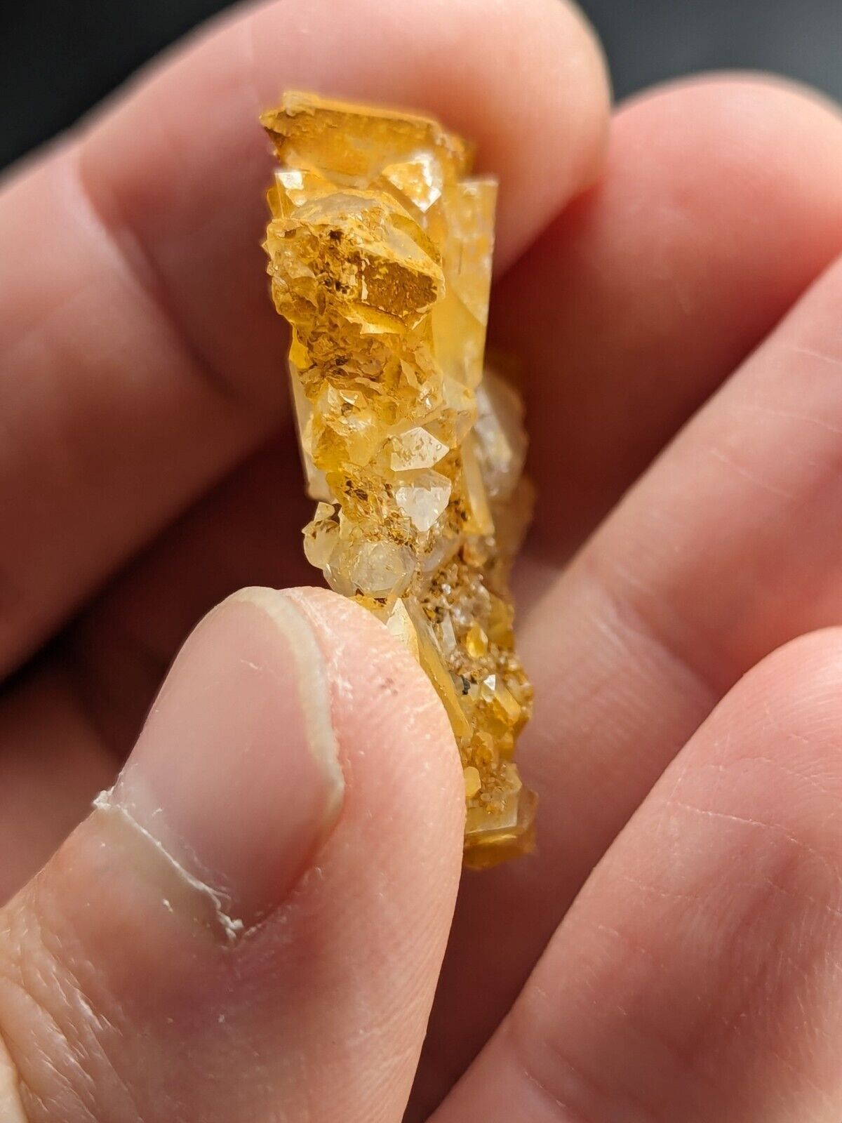 Unique Quartz Crystal Floater - Garland County Arkansas w/ natural iridescence - Collectibles:Rocks Fossils &