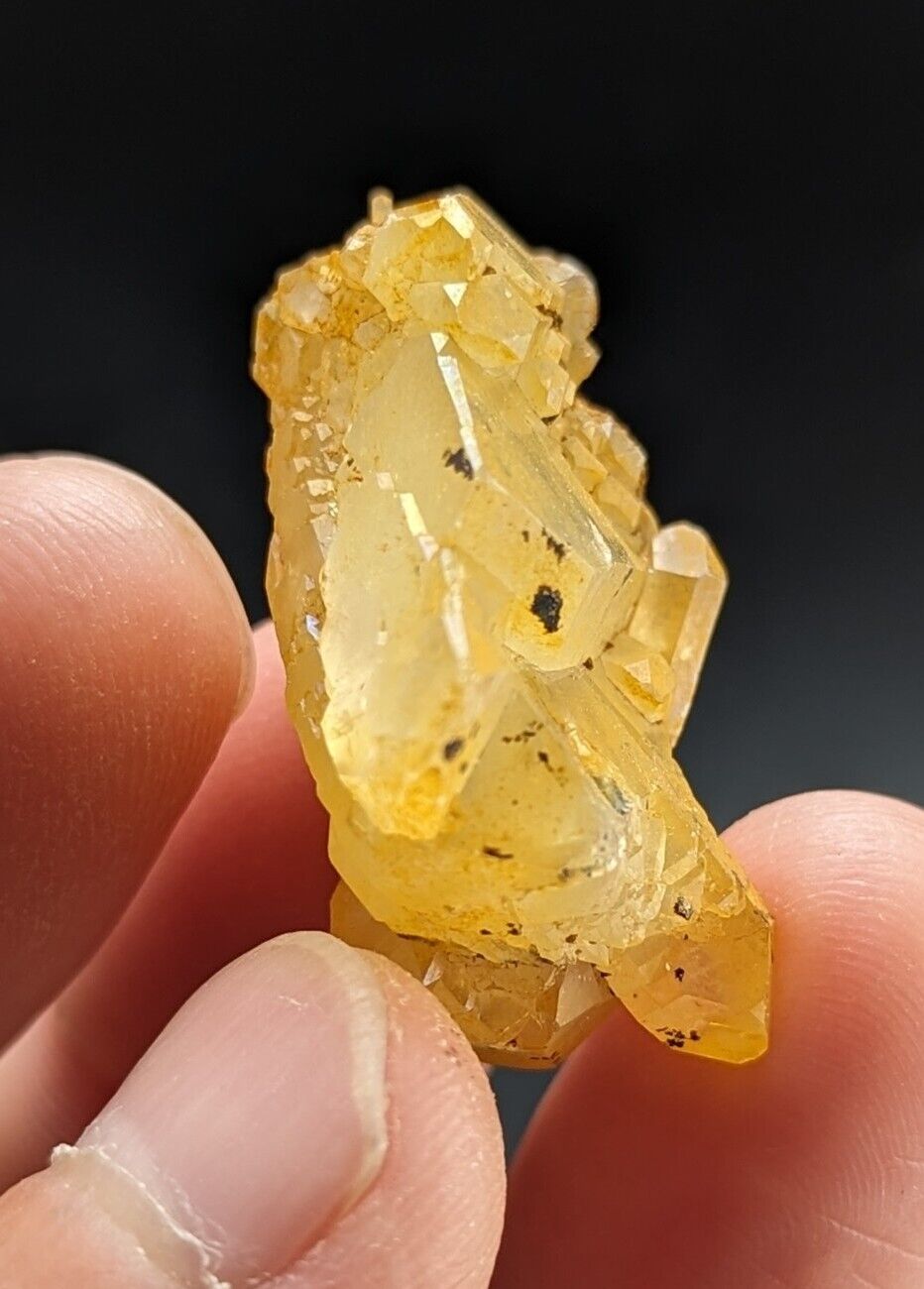 Unique Quartz Crystal Floater - Garland County Arkansas w/ natural iridescence - Collectibles:Rocks Fossils &