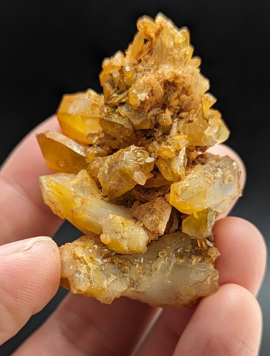 Unique Quartz Crystal Floater - Garland County Arkansas w/ natural iridescence - Collectibles:Rocks Fossils &
