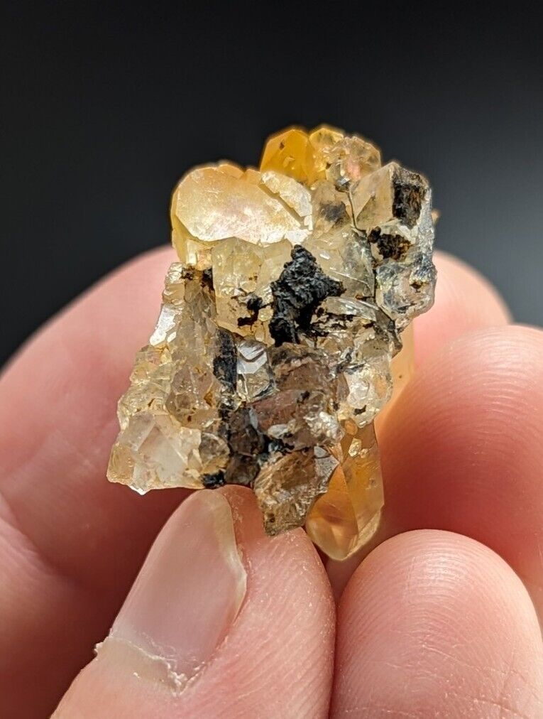 Unique Quartz Crystal Floater - Garland County Arkansas w/ natural iridescence - Collectibles:Rocks Fossils &