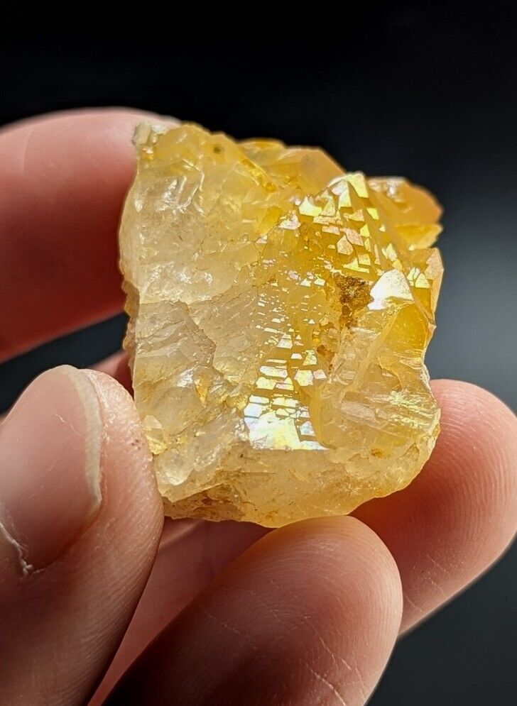 Unique Quartz Crystal Floater - Garland County Arkansas w/ natural iridescence - Collectibles:Rocks Fossils &