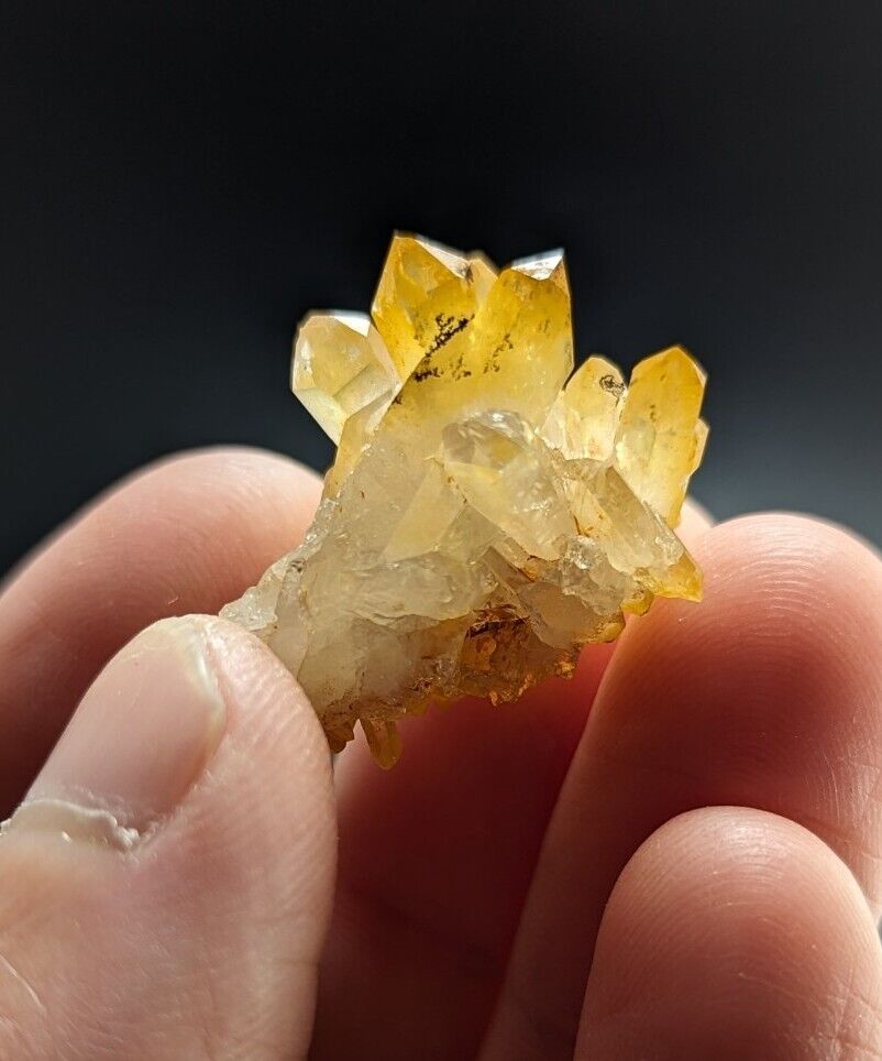 Unique Quartz Crystal Floater - Garland County Arkansas w/ natural iridescence - Collectibles:Rocks Fossils &