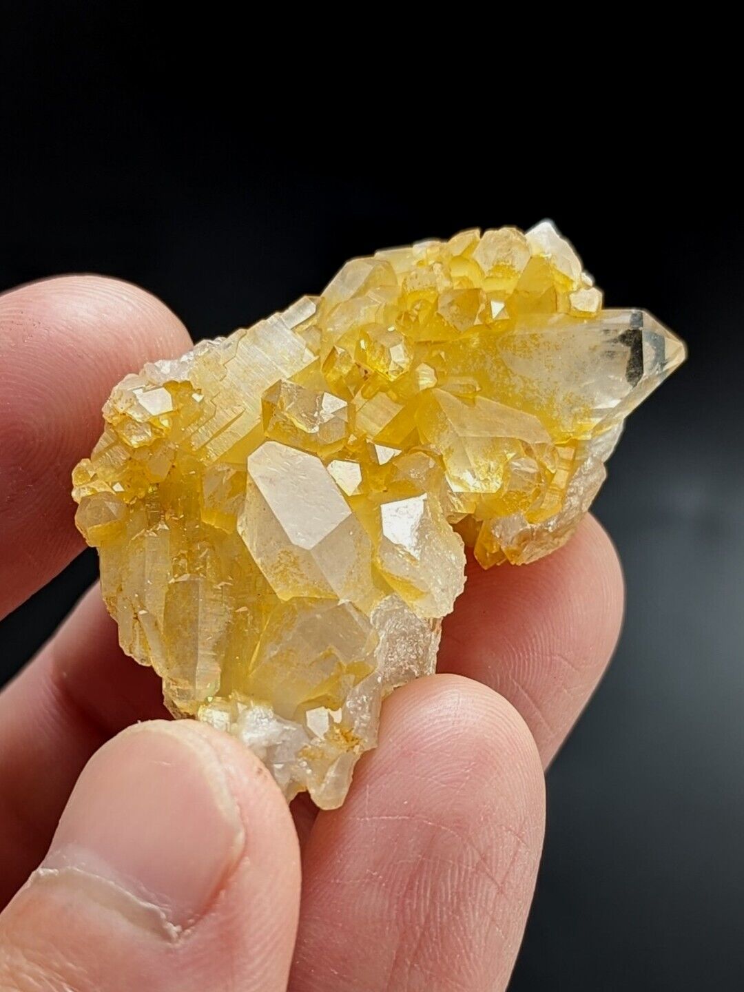Unique Quartz Crystal Floater - Garland County Arkansas w/ natural iridescence - Collectibles:Rocks Fossils &