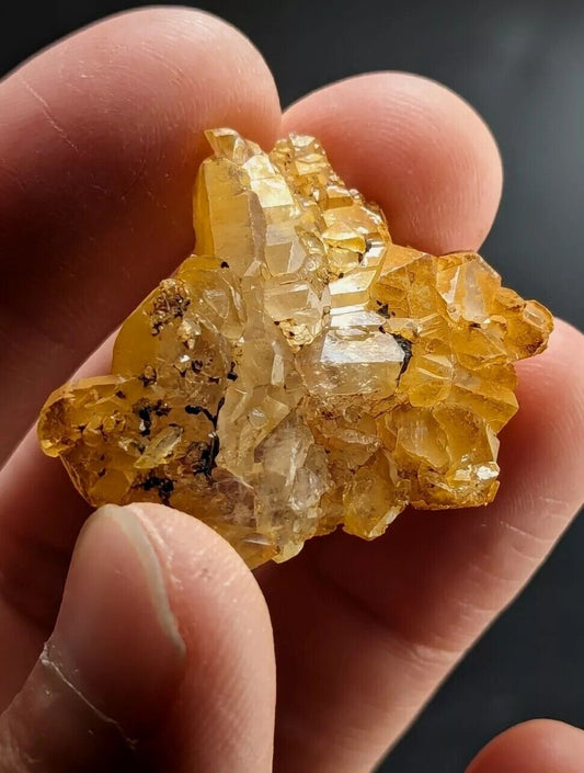 Unique Quartz Crystal Floater - Garland County Arkansas w/ natural iridescence - Collectibles:Rocks Fossils &