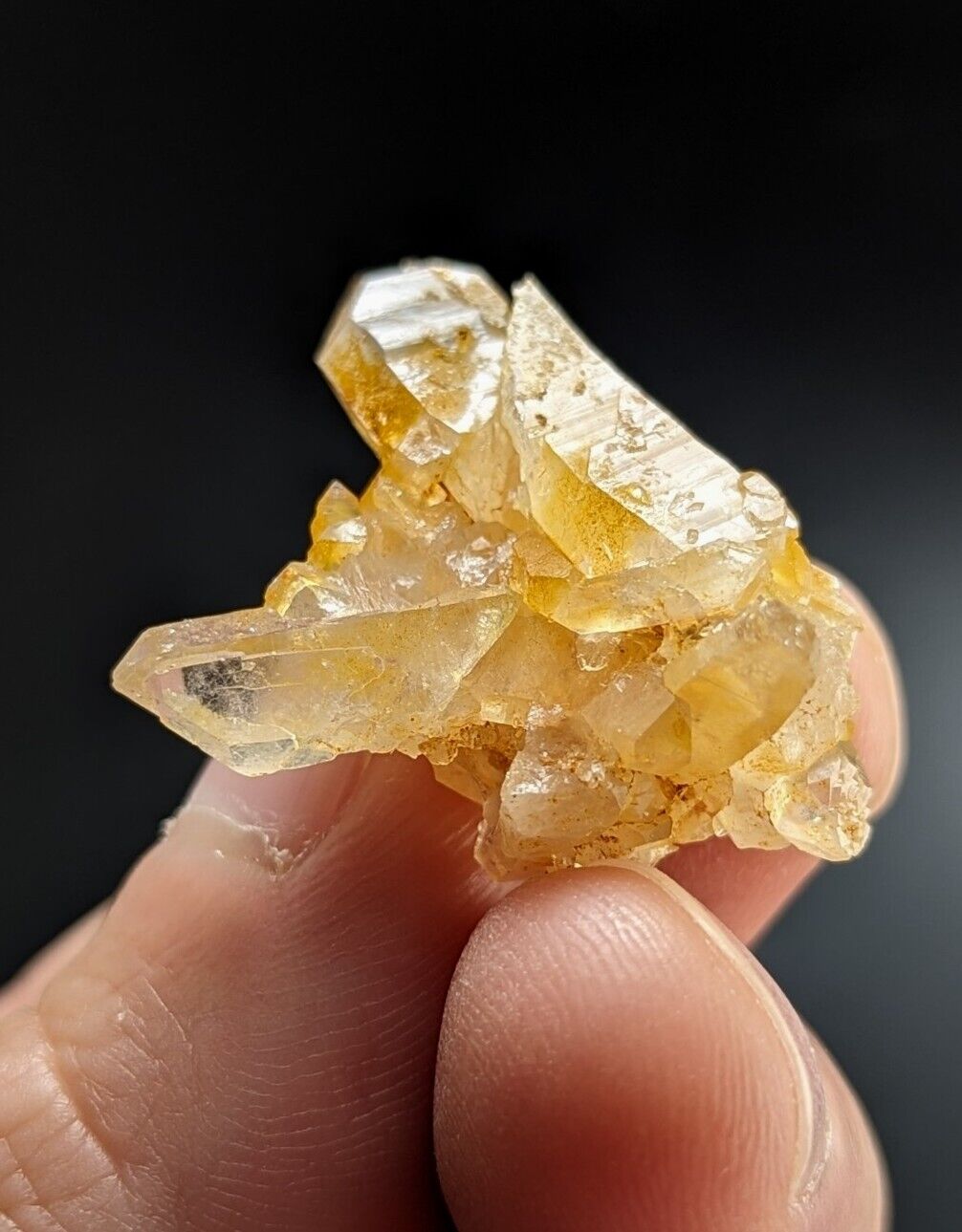 Unique Quartz Crystal Floater - Garland County Arkansas w/ natural iridescence - Collectibles:Rocks Fossils &