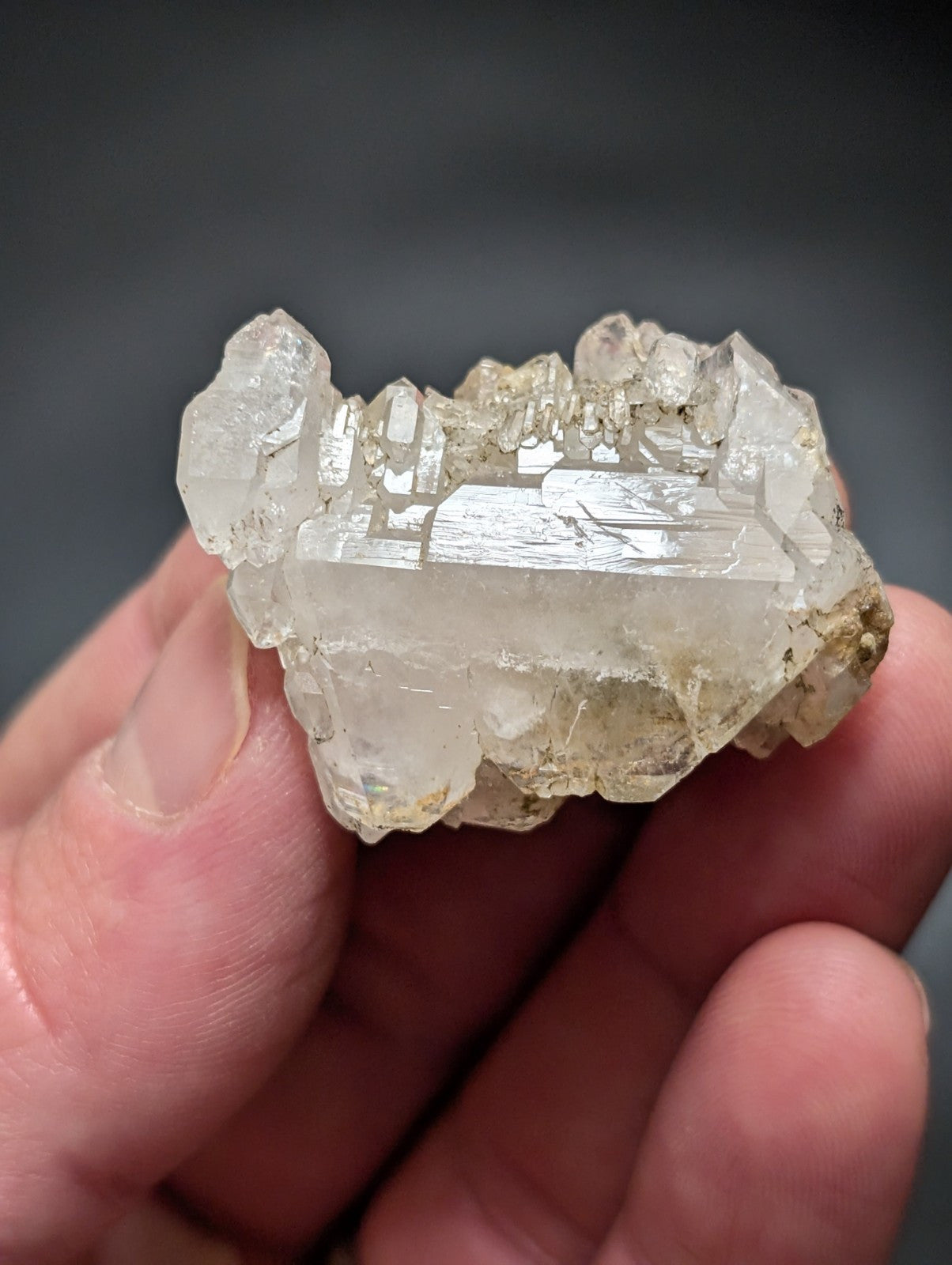 Unique Quartz Crystal Point w/ wild formations Garland County Arkansas USA - Collectibles:Rocks Fossils &