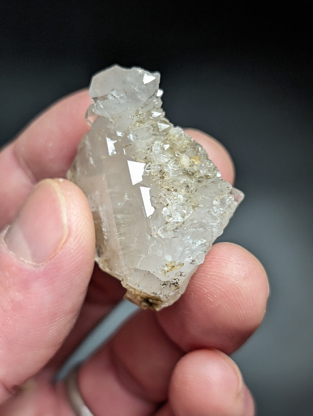 Unique Quartz Crystal Point w/ wild formations Garland County Arkansas USA - Collectibles:Rocks Fossils &