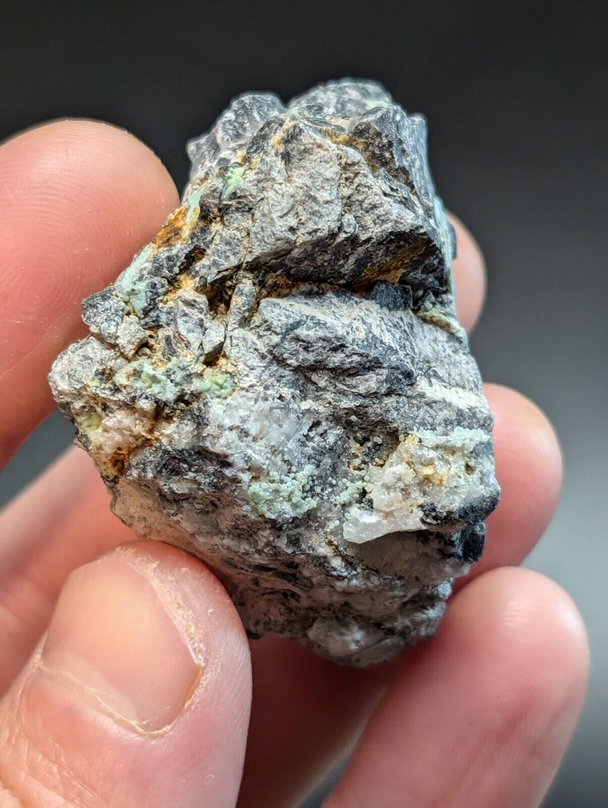 UV Reactive Planerite Mauldin Mountain Montgomery Co. Arkansas USA(Old Stock) - Collectibles:Rocks Fossils &