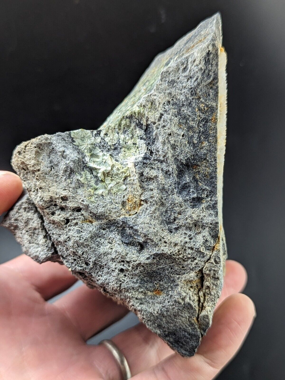 UV Reactive Wavellite -Old Stock - Mauldin Mountain Arkansas Amazing Eye Forms - Collectibles:Rocks Fossils &
