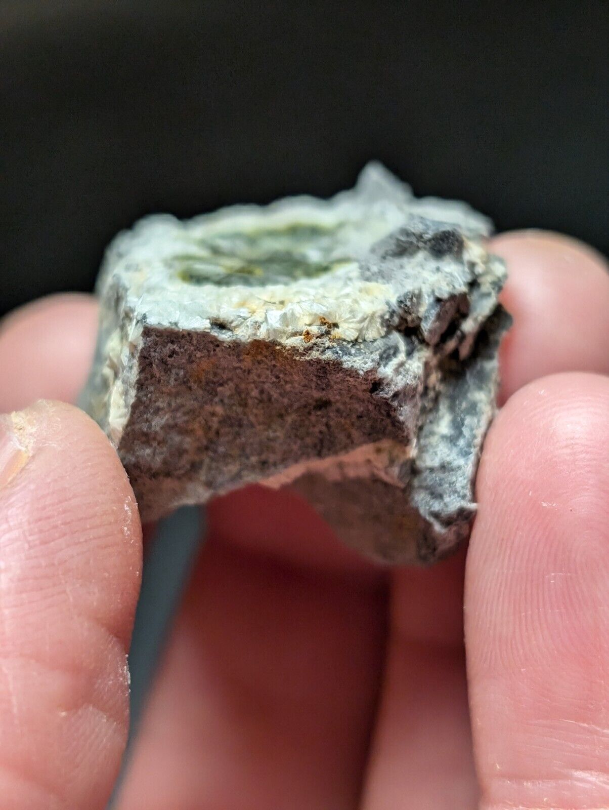 UV Reactive Wavellite -Old Stock - Mauldin Mountain Arkansas Amazing Eye Forms - Collectibles:Rocks Fossils &