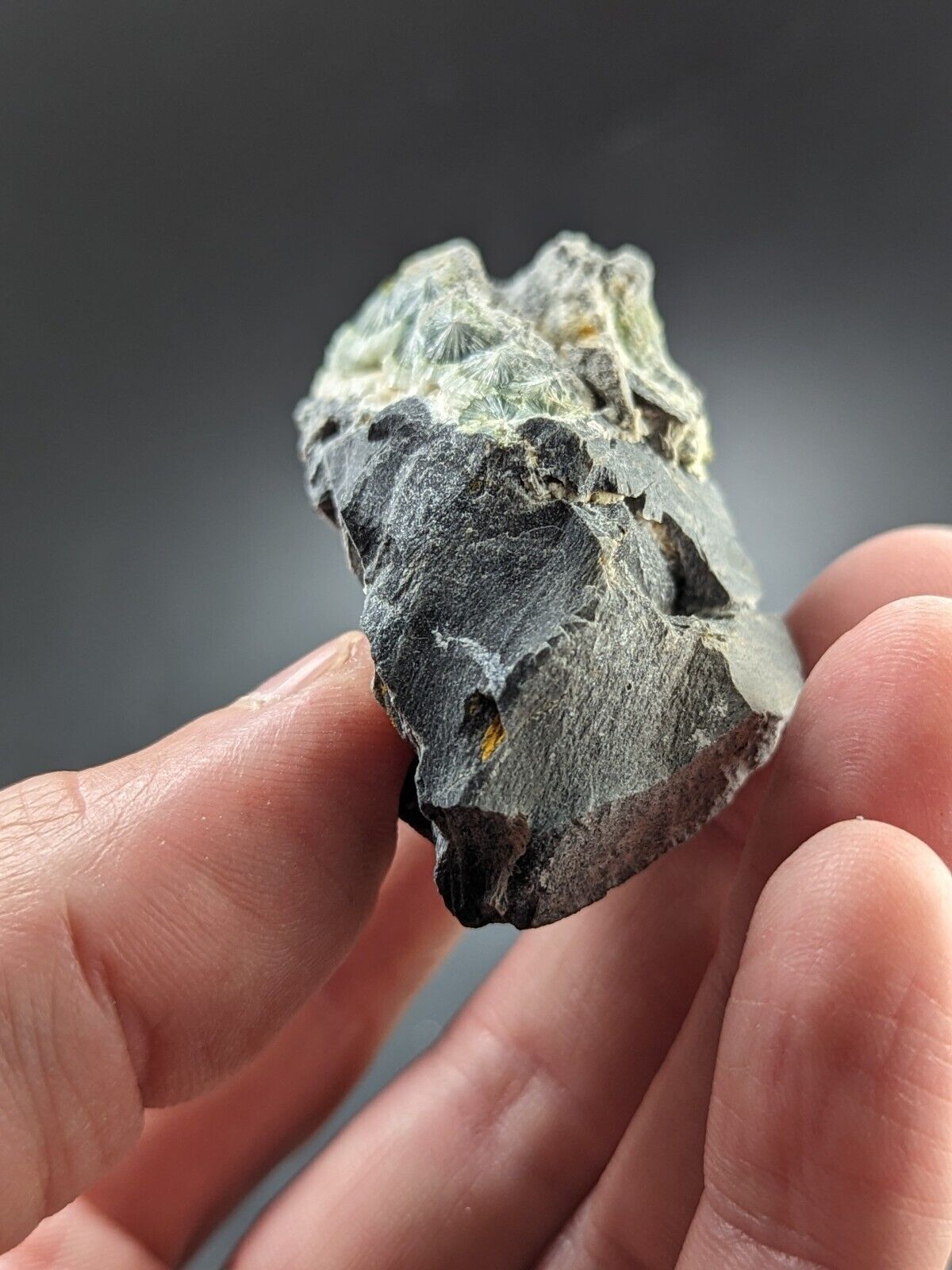 UV Reactive Wavellite -Old Stock - Mauldin Mountain Arkansas Amazing Eye Forms - Collectibles:Rocks Fossils &
