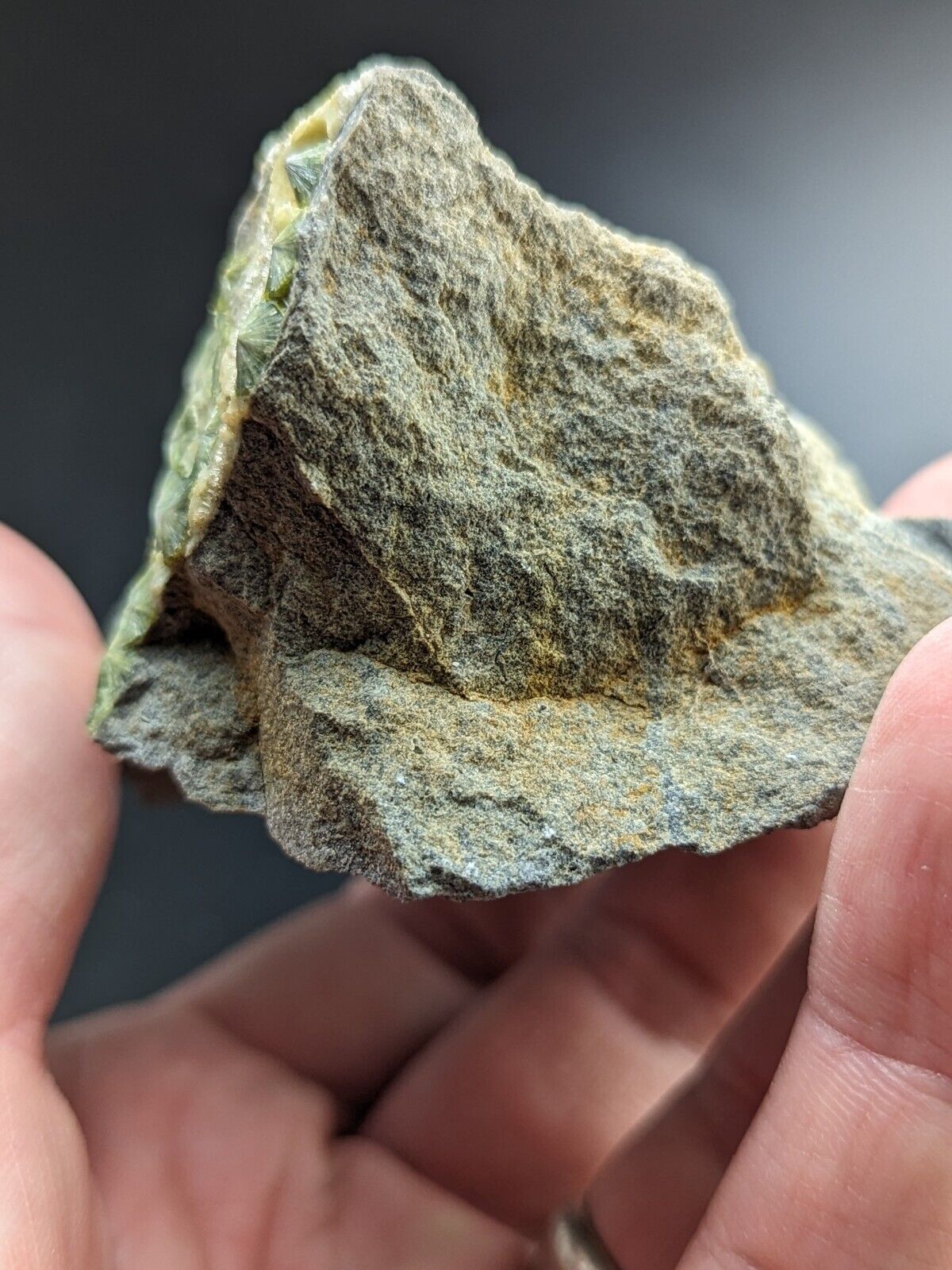 UV Reactive Wavellite -Old Stock - Mauldin Mountain Arkansas Amazing Eye Forms - Collectibles:Rocks Fossils &