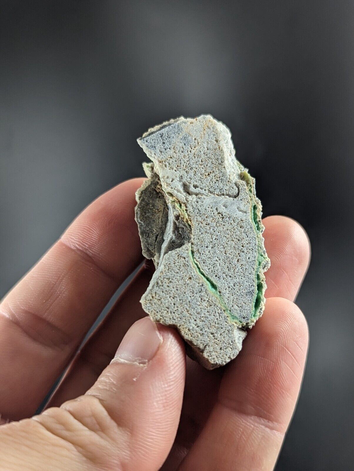 Variscite - Old Stock - Delinde / Schmitt mine - Garland County Arkansas - Collectibles:Rocks Fossils &