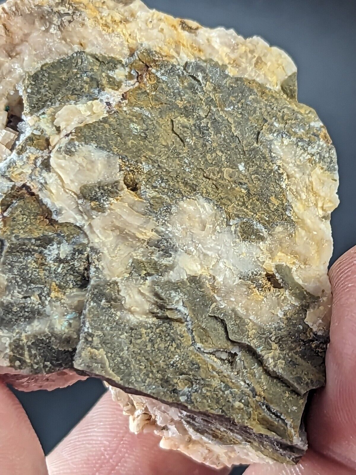 Very Rare Aurichalcite on Dolomite Red Cloud Mine Rush Marion Co. Arkansas - Collectibles:Rocks Fossils &