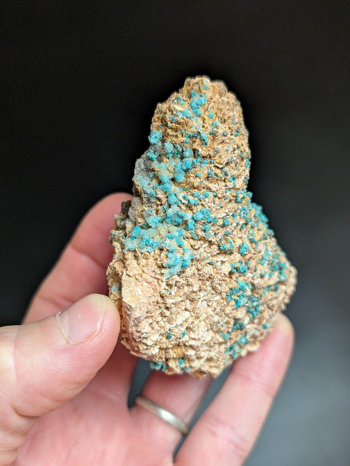 Very Rare Aurichalcite and Selenite Red Cloud Mine Rush Marion Co. Arkansas - Collectibles:Rocks Fossils &