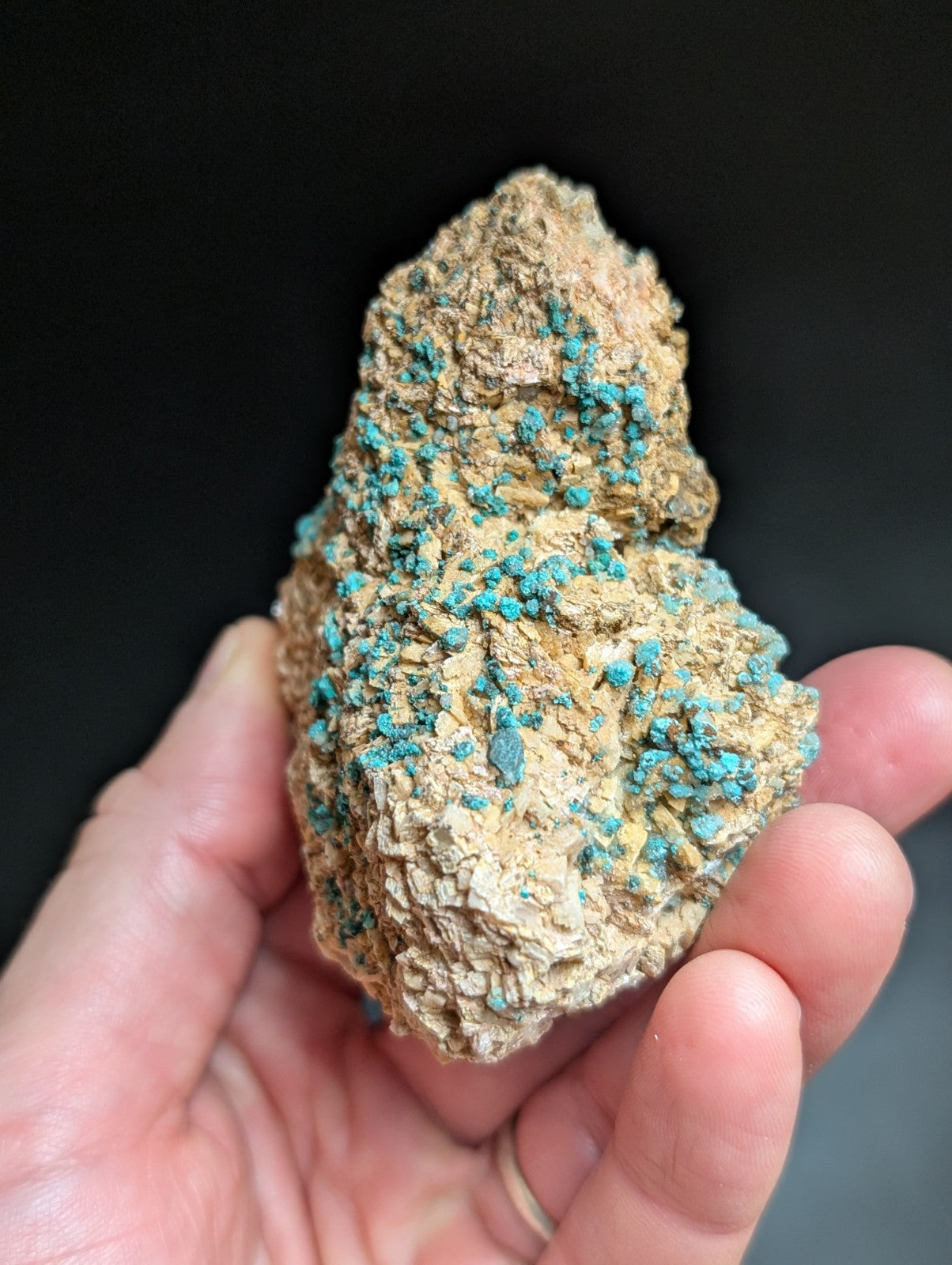 Very Rare Aurichalcite and Selenite Red Cloud Mine Rush Marion Co. Arkansas - Collectibles:Rocks Fossils &